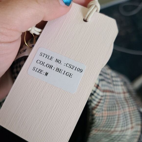 NWT Catch Stitch Plaid Dress - Picture 7 of 8